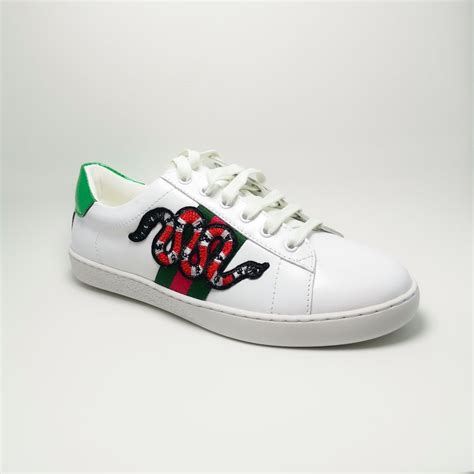 tenis gucci de serpiente|Gucci Ace Embroidered Snake .